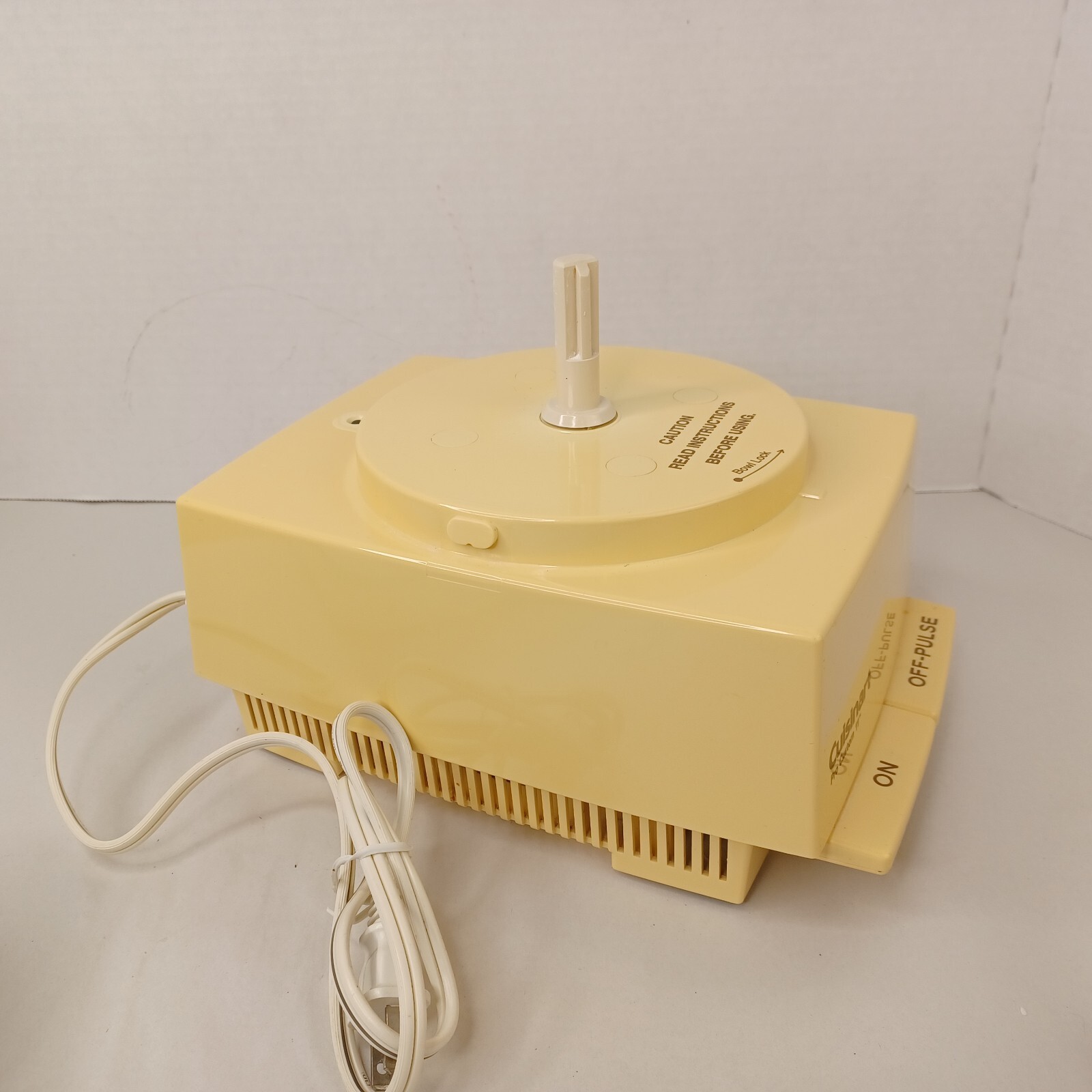 Cuisinart Pro Custom 11 DLC-8S TX Type 28 Food Processer Motor Base Only Yellow