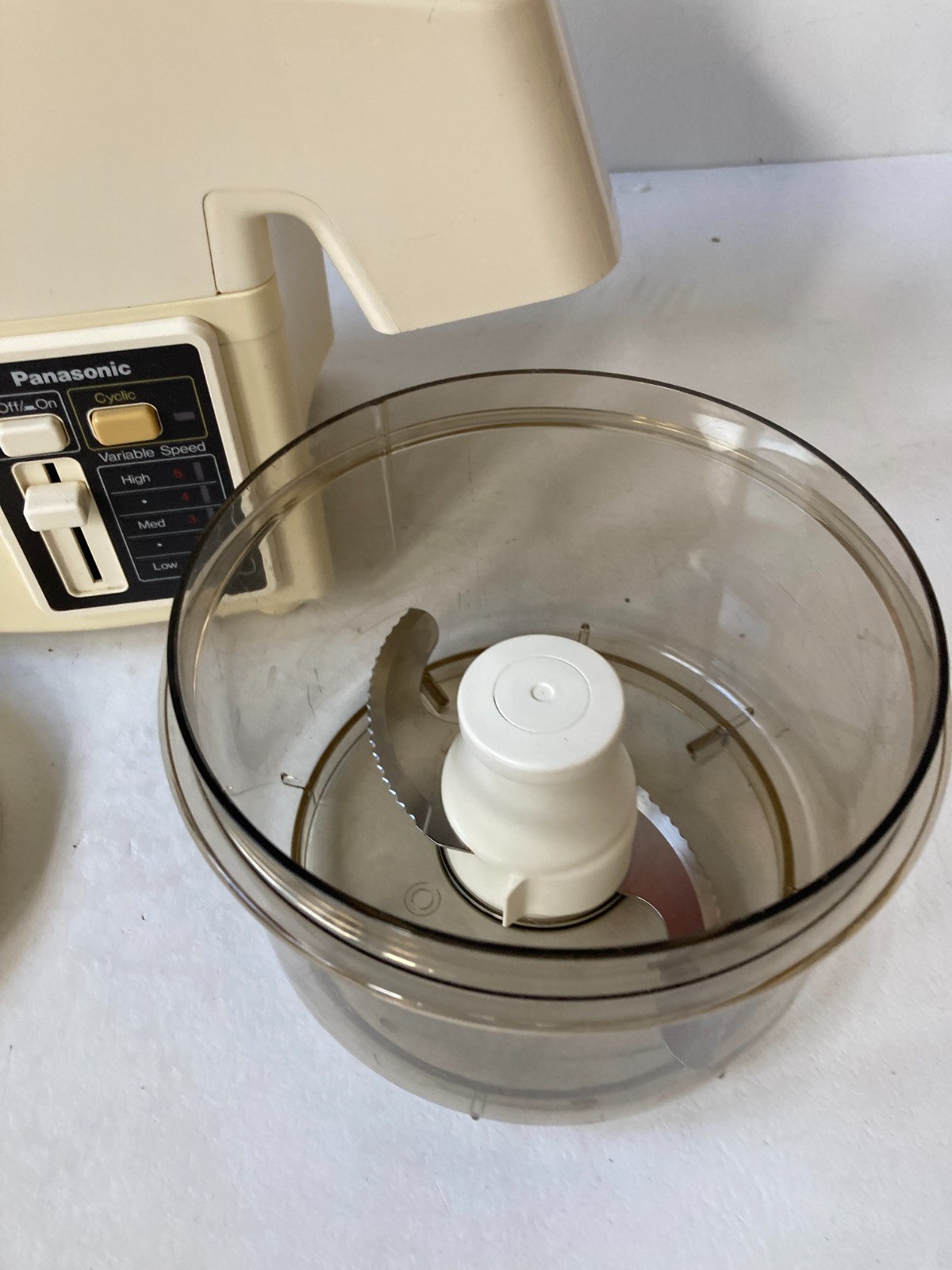 Panasonic Big Bite Food Processor MK-8020 Slicer Vintage Tested Working Read