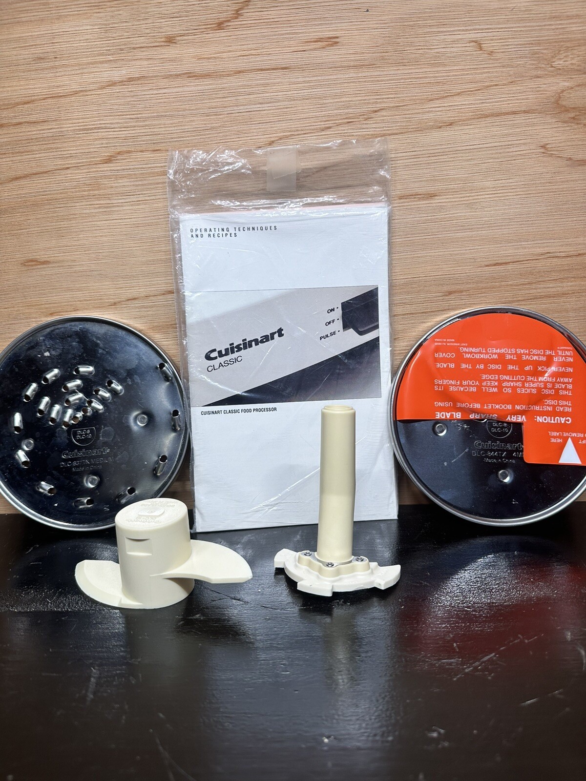 4 pcs Cuisinart Pro Classic DLC-10 Food Processor Accessories! Made in Japan!