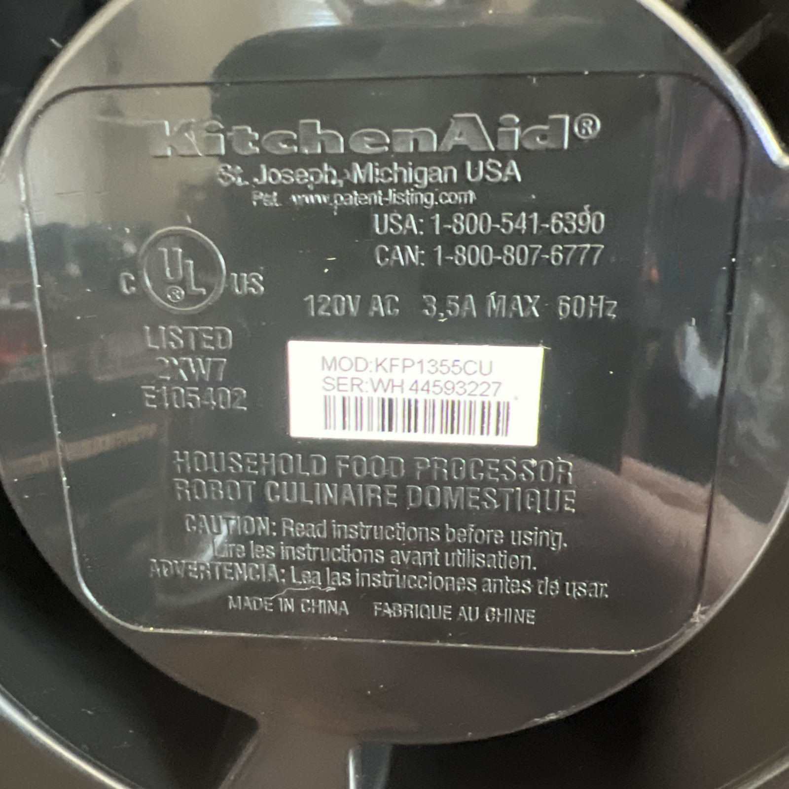 KitchenAid KFP1333 13-Cup Food Processor KFP1333CU Tested – No Blade Attachments