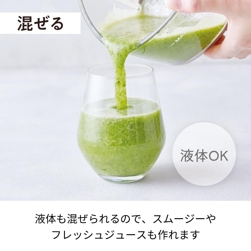 Recolte Cordless Capsule Cutter Bonne 8-in-1 Food Processor Chopper Blender