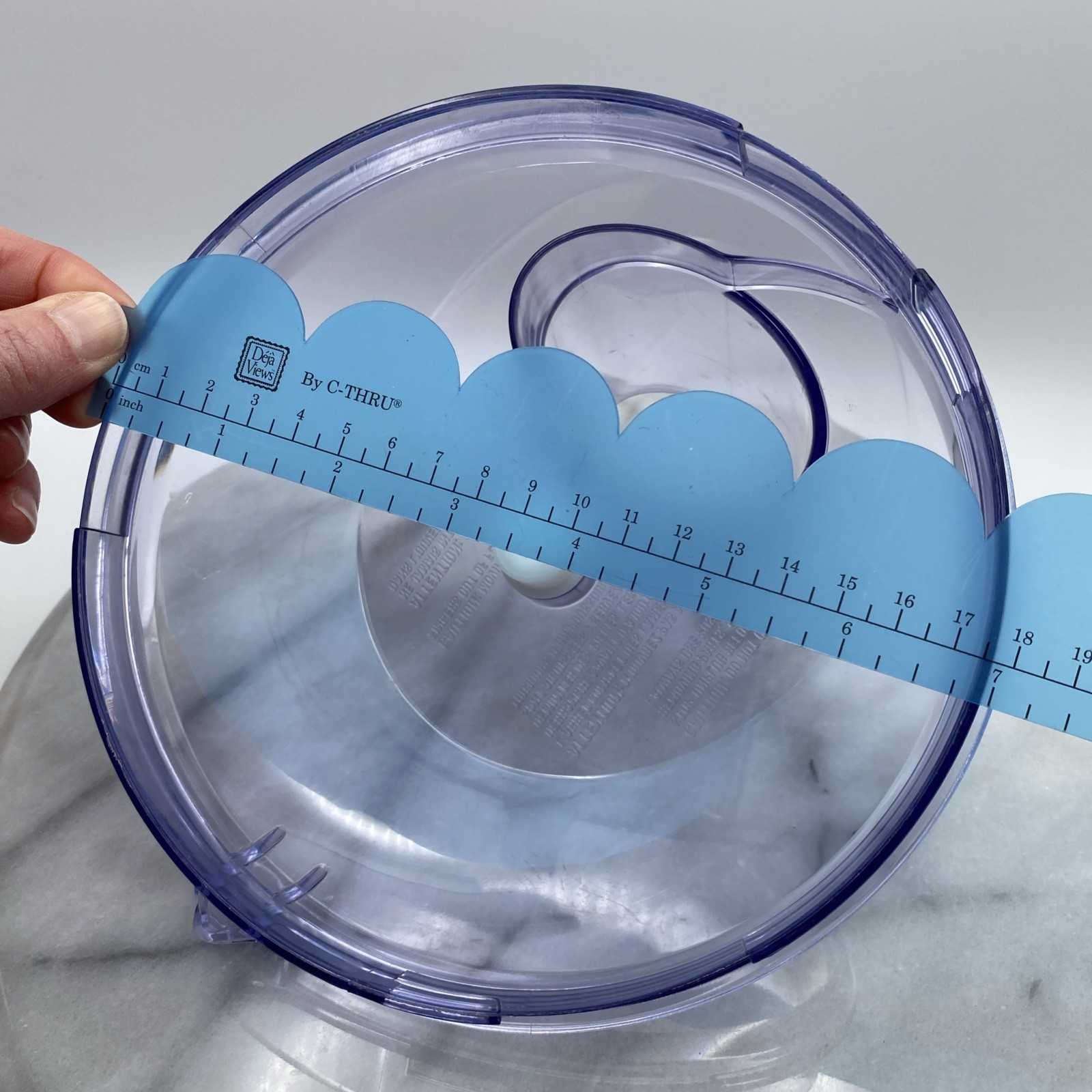 Hamilton Beach Food Processor 70550 FP09 Replacement Plastic Locking Lid Clear