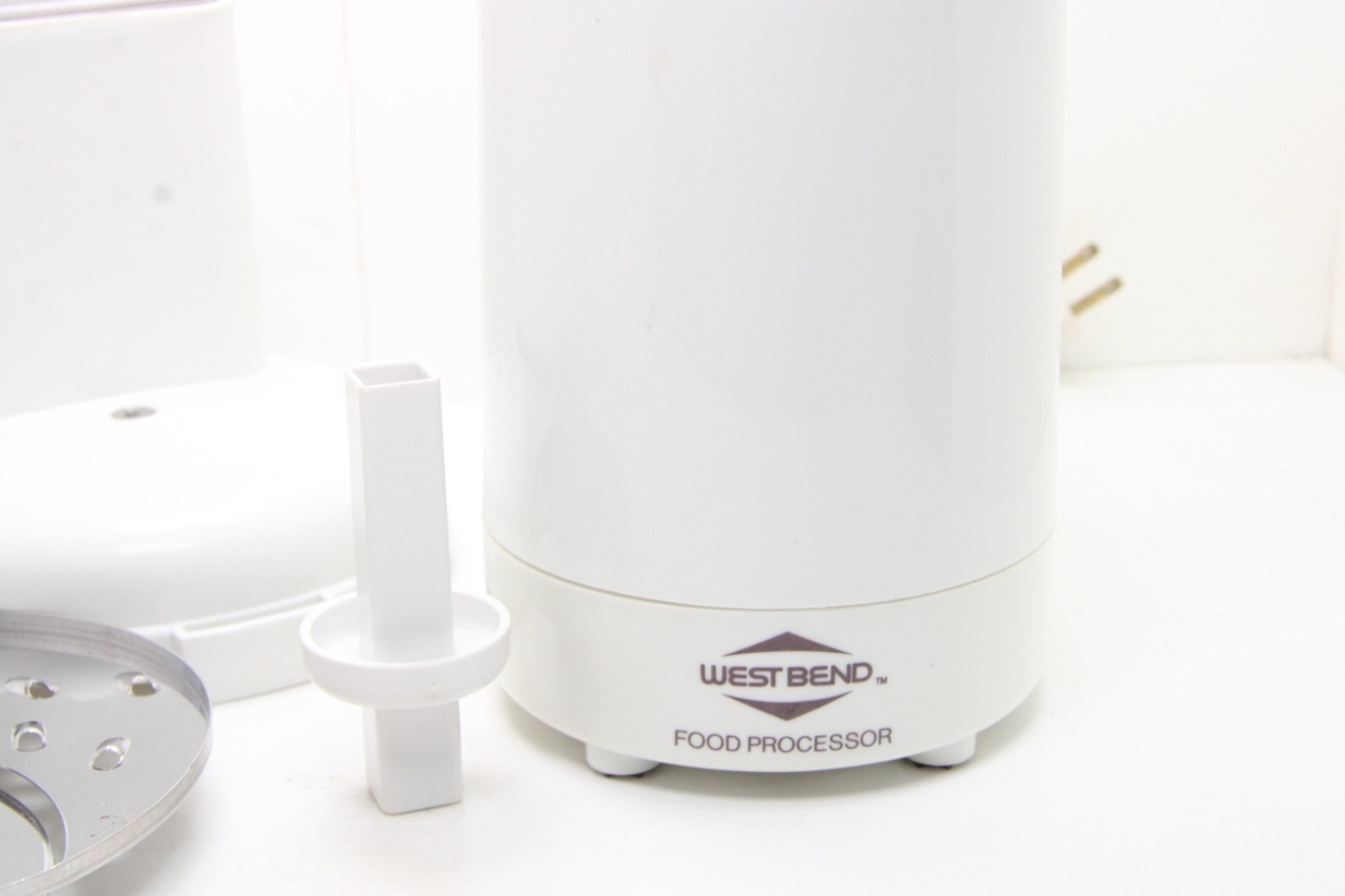 Vintage West Bend Small Food Processor No. 6491 Clean Working