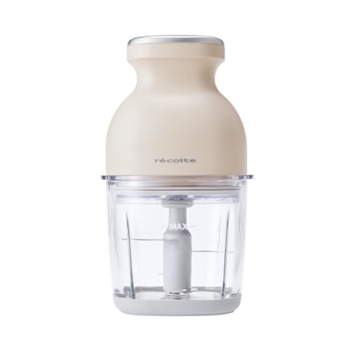 récolte Cordless Capsule Food Processor RCP-7 Cream White ~8 functions in 1~
