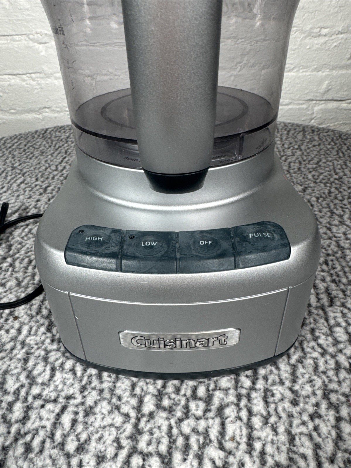 Cuisinart Food Processor FP-8 with bowl and lid FP-8SVWB – WORKING (no blade)