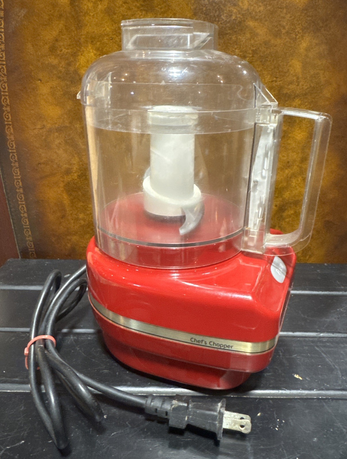 KitchenAid Chef’s Chopper Food Processor KFC3100 RED Works Pulse Appliance