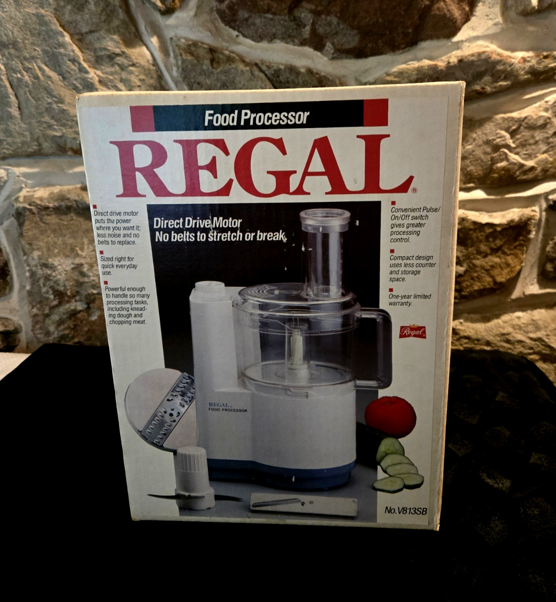 Vintage Regal Food Processor NEW Unopened V813SB Brand New