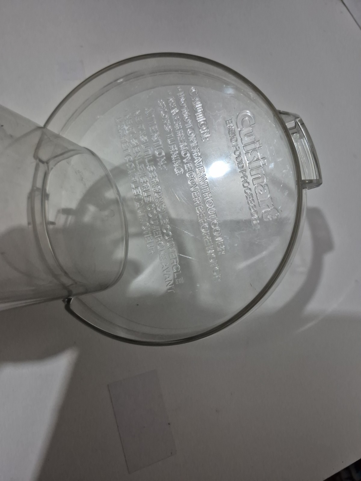 Cuisinart Food Processor DLC-5BC Work Bowl Lid & Pusher DLC-104TX