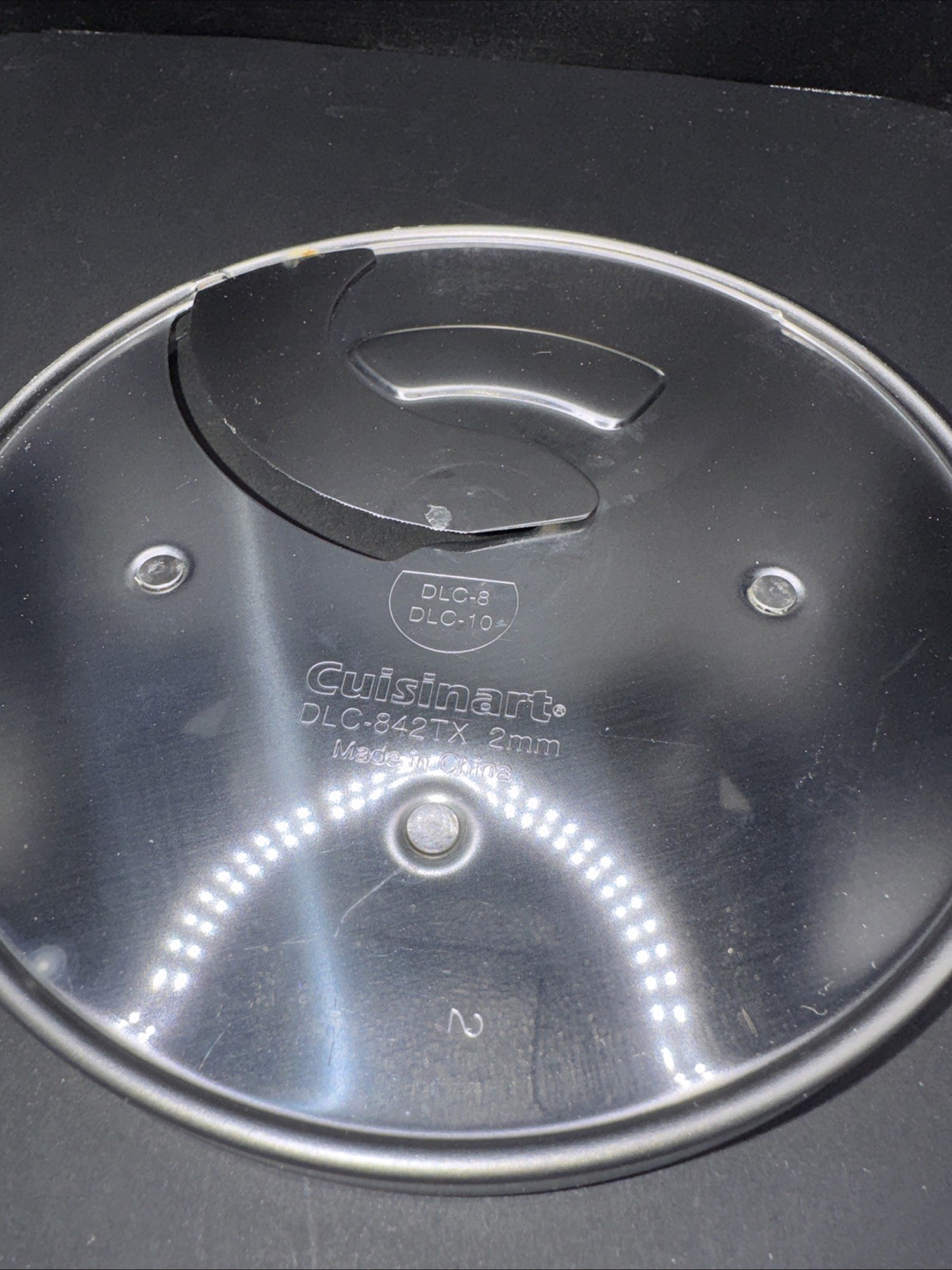 CUISINART Food Processor Safety Disc Holder W/ Lock & 3 Discs