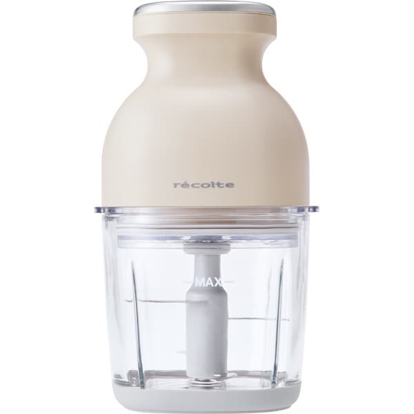 NEW! recolte RCP-7 Cordless Capsule Cutter Bonne Chopper Cream White COOKING