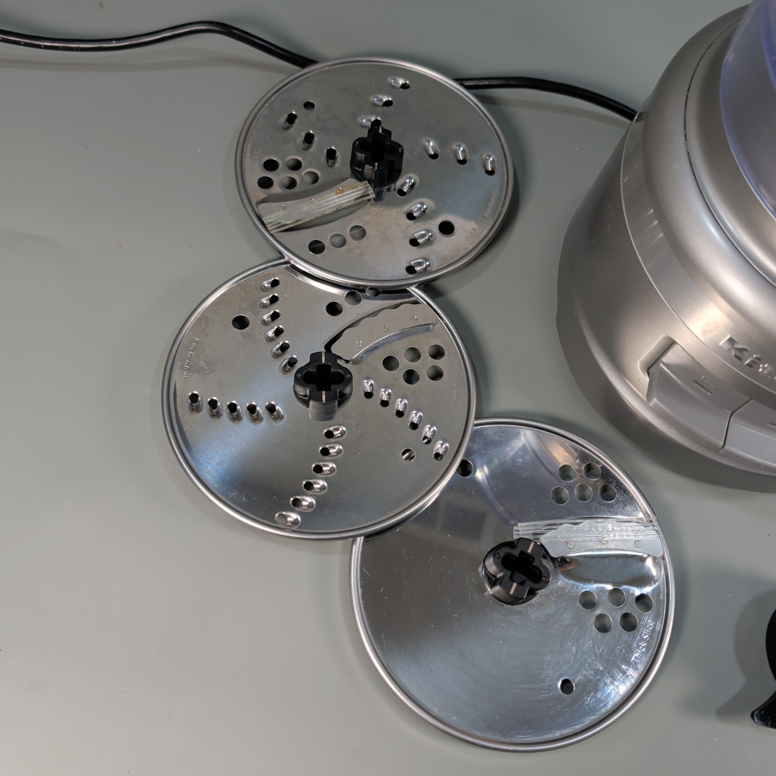 KitchenAid KFP0919 9-Cup Food Processor Contour Silver 3 Discs Blade Manual