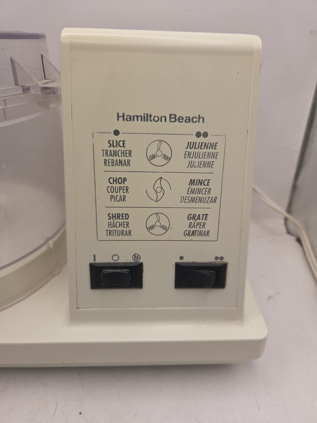 Hamilton Beach Food Processor Model 702R USA w/ Bowl Lid Blades Discs – SEE NOTE