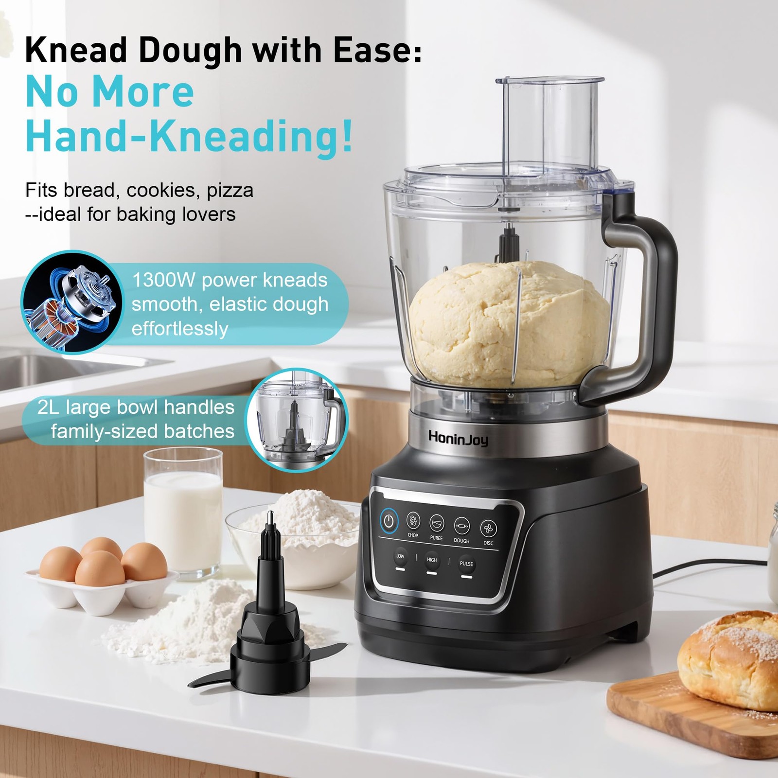 All-in-One Blender & Food Processor, 10-in-1 Professional Blender for Smoothi…