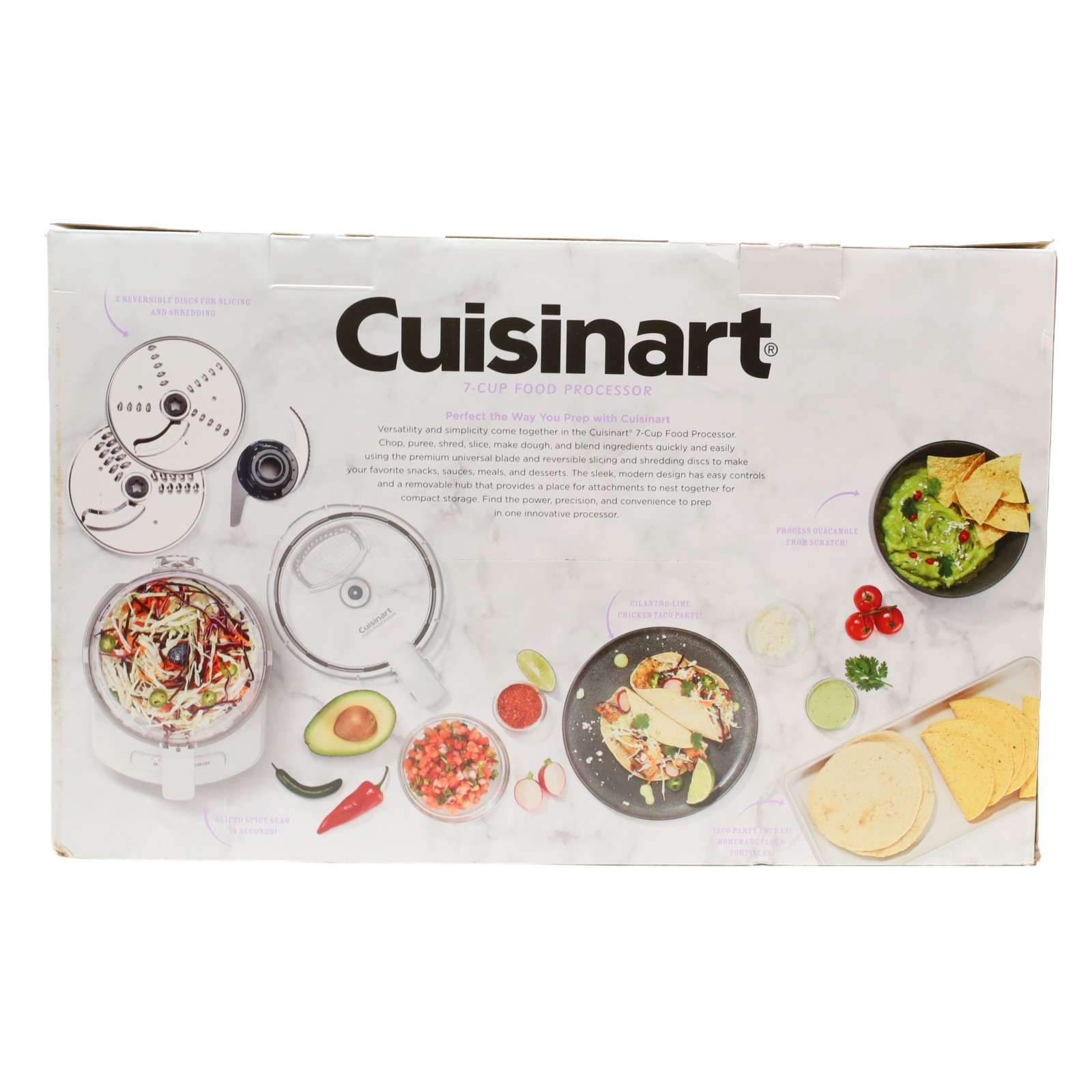 Cuisinart FP-7 7-Cup Food Processor – White