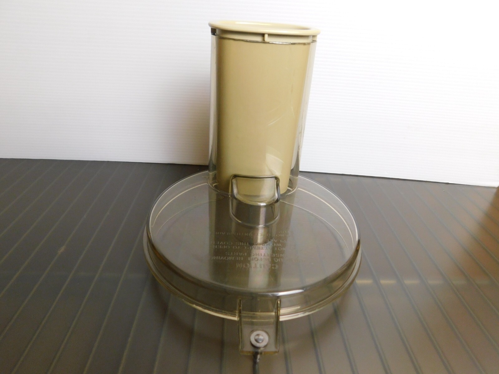GE General Electric D5FP1 PUSHER & WORK BOWL LID Food Processor REPLACEMENT PART