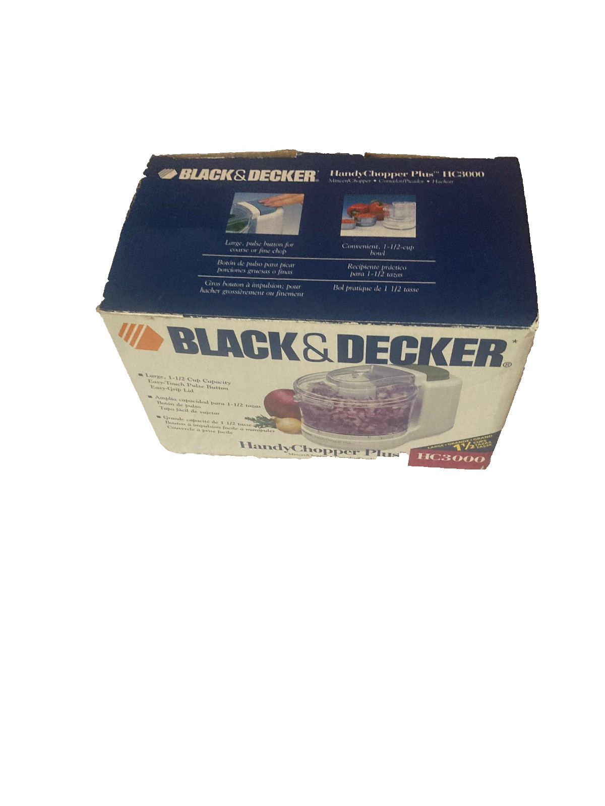 Black And Decker 2 Speed Super Chopper hc3000 -TESTED works great!