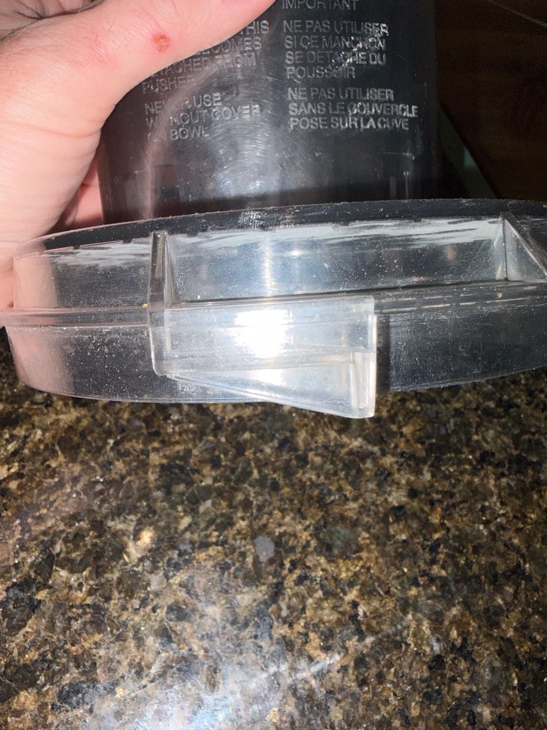 Cuisinart DLC-8 Food Processor Replacement Cover and DLC-018B Pusher Sleeve