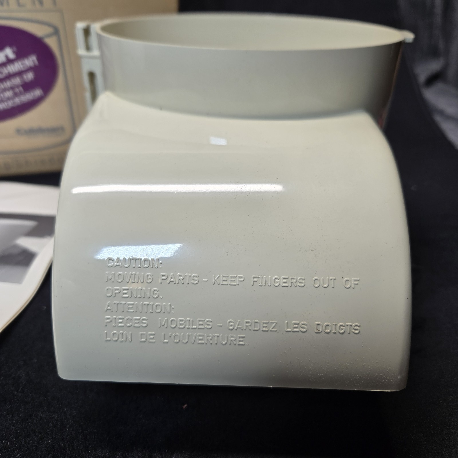 Cuisinart Food Processor Chute Attachment w Box Manual DLC-7 DLC-10l