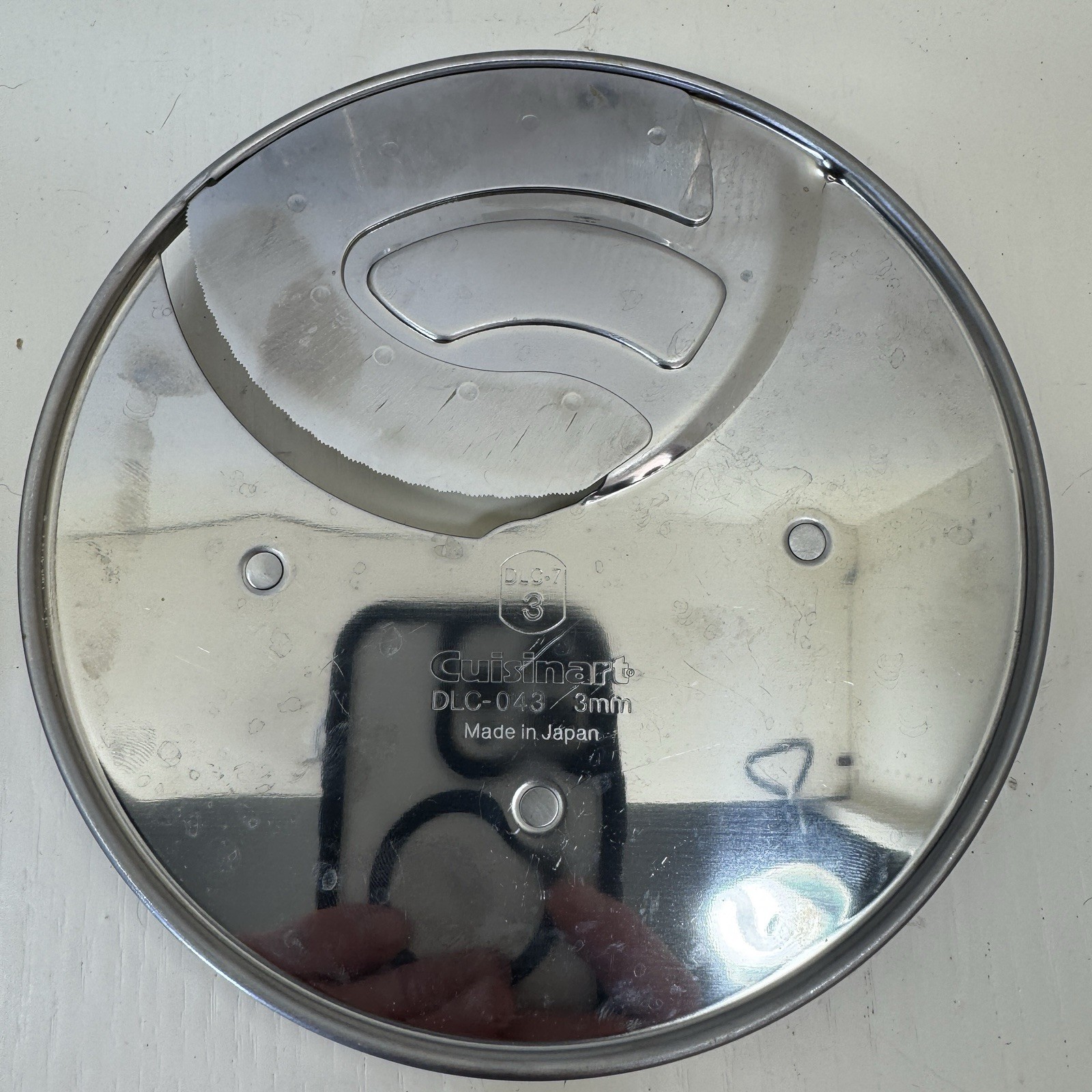 Cuisinart DLC-7 Food Processor DLC-043 3mm Julienne Disc Replacement Very Good