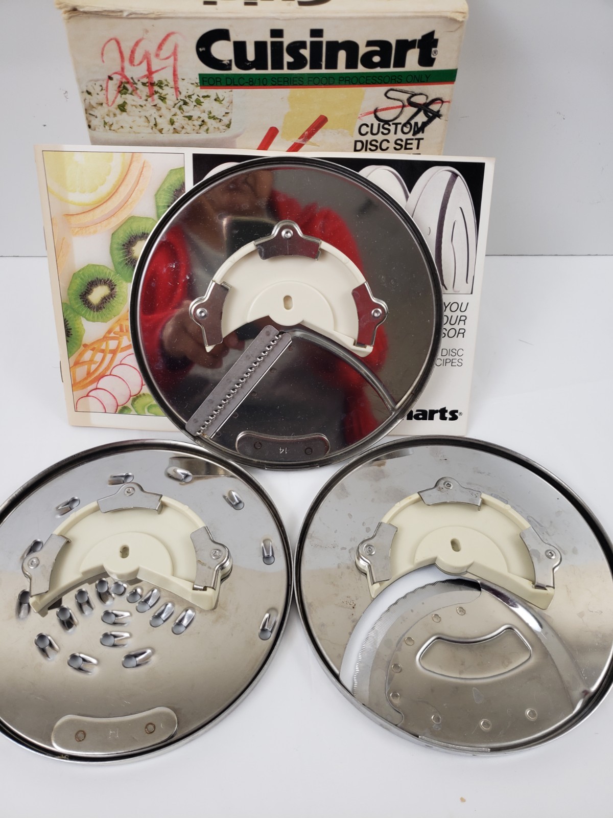 Cuisinart DLC-883 Food Processor Custom Disc Set Three For DLC-8/10 Series Japan