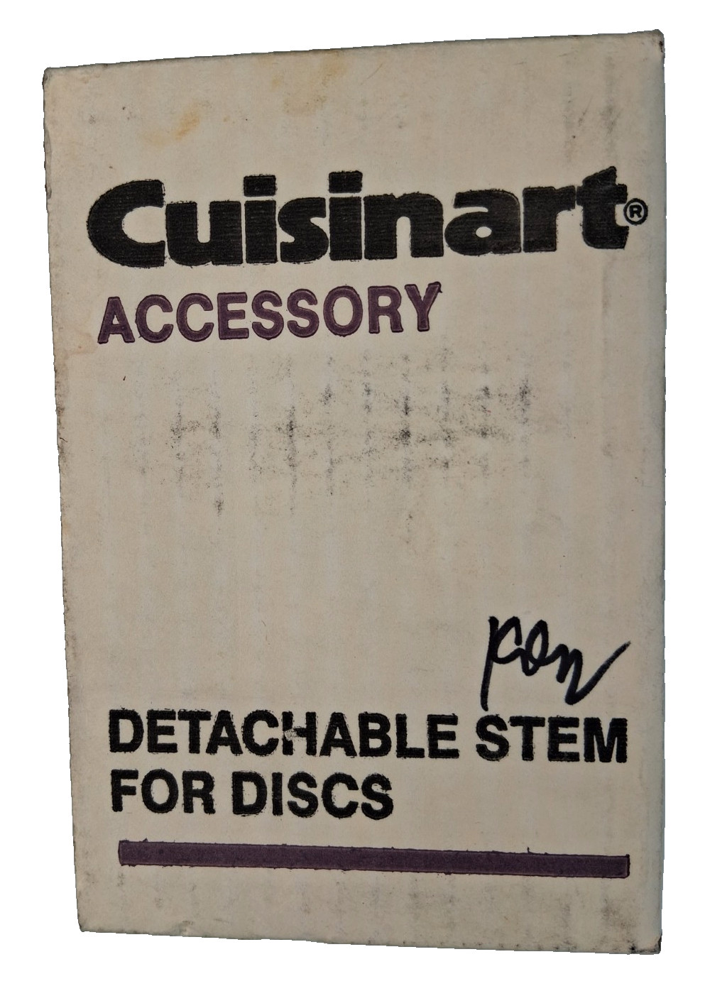 Cuisinart Accessory Detachable Stem DLC-039A Fits All DLC-7 Discs