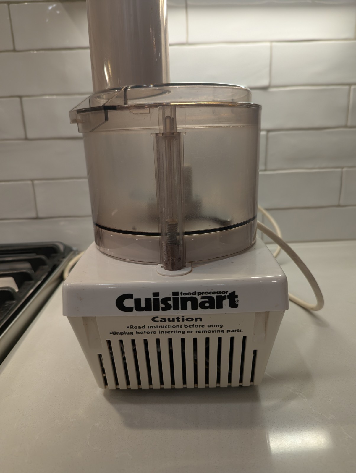 Vintage Cuisinart Food Processor Robot Coupe CFP-9 White Tested