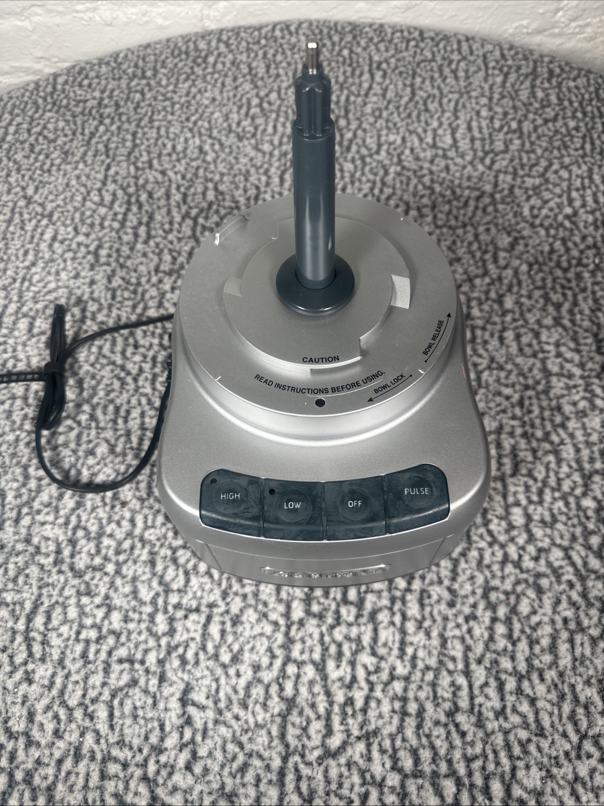 Cuisinart Food Processor FP-8 with bowl and lid FP-8SVWB – WORKING (no blade)