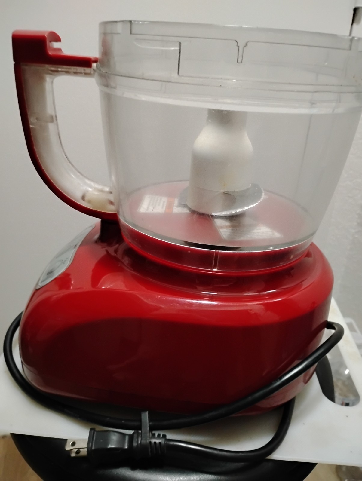 Kitchenaid 13-Cup Food Processor w/ Blades, Bowl and Slicing Discs XLNT RED grip
