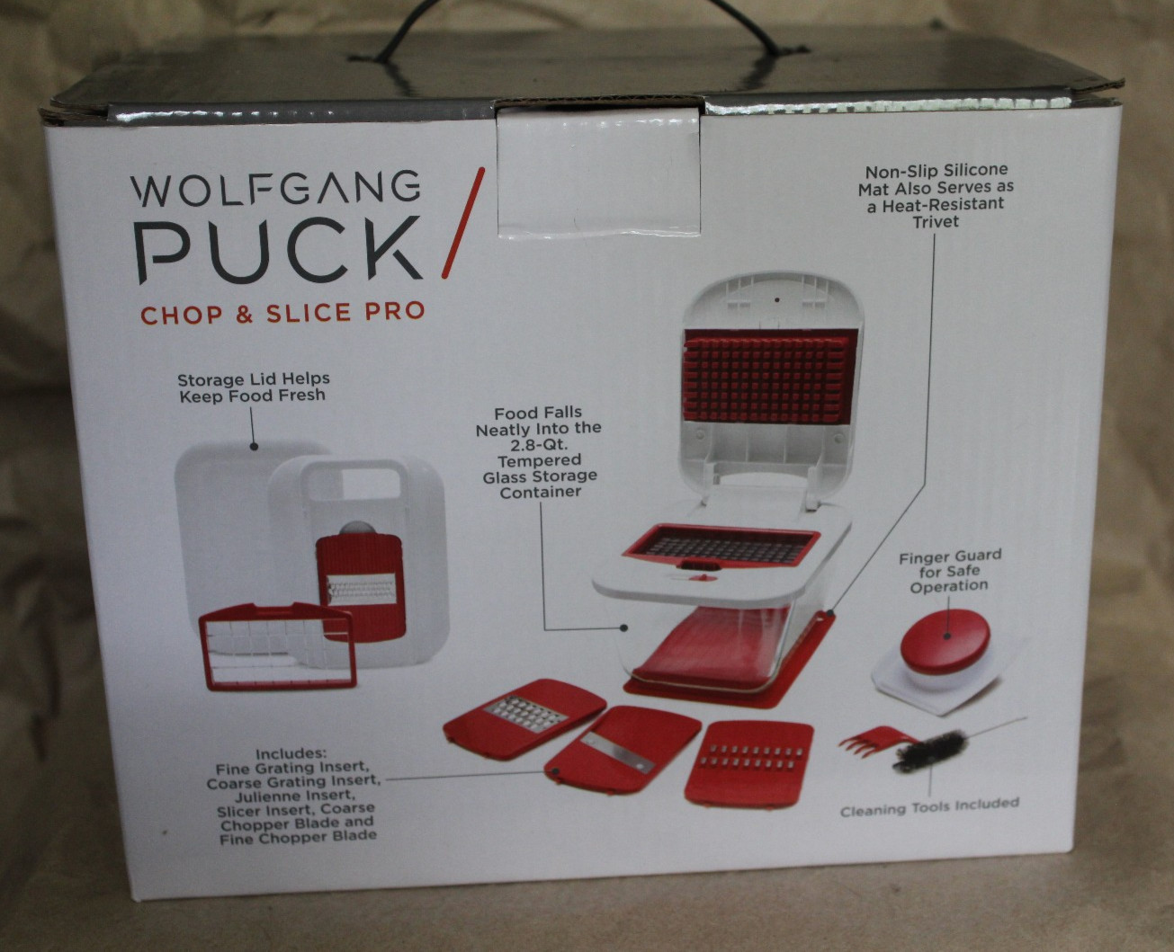 Wolfgang Puck Chop & Slice PRO model #SWPGBCHOPCB New Open Box