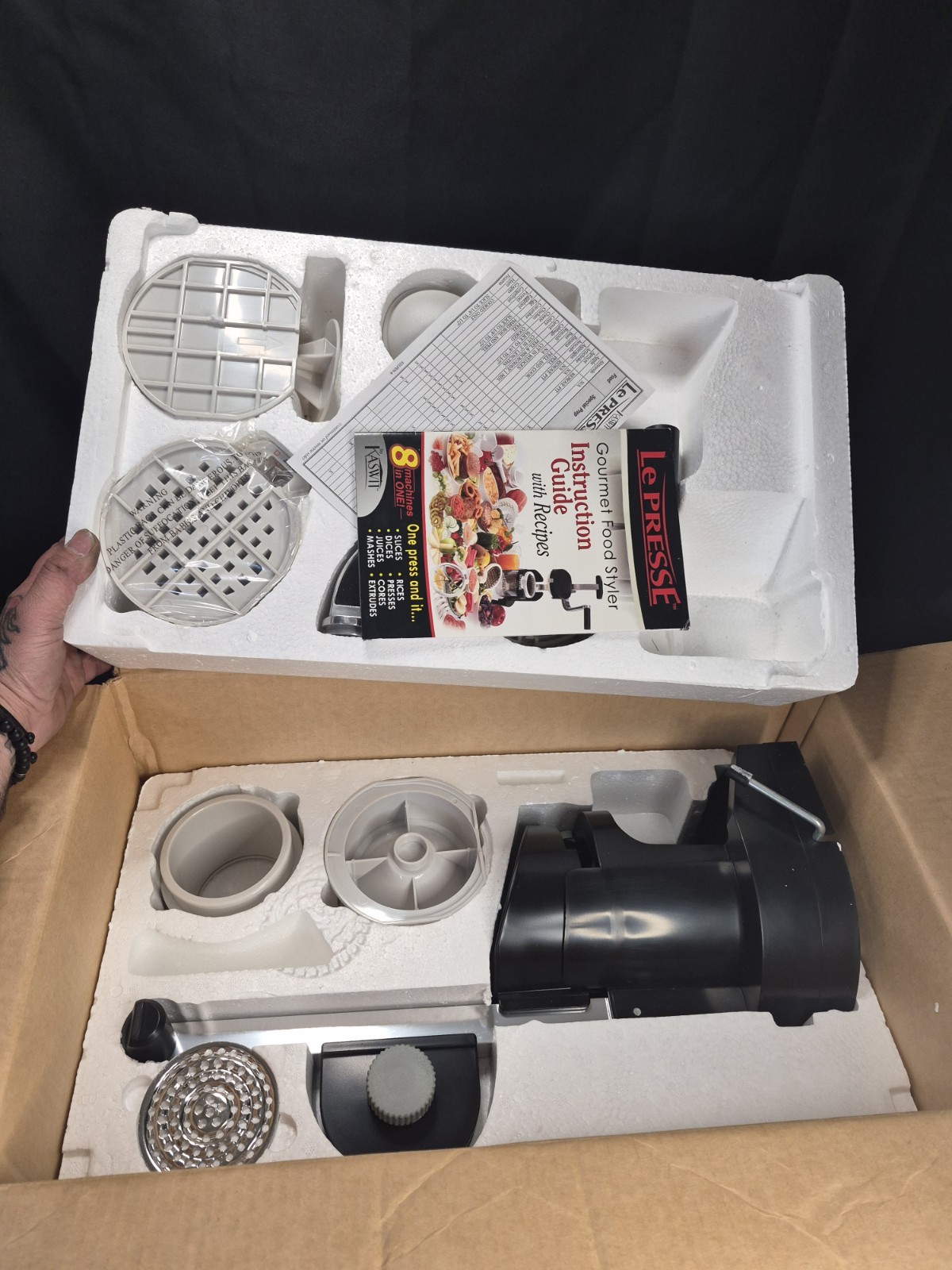 Le Presse Gourmet Food Styler Slicer 8 in 1 Food Processor TR-207-069