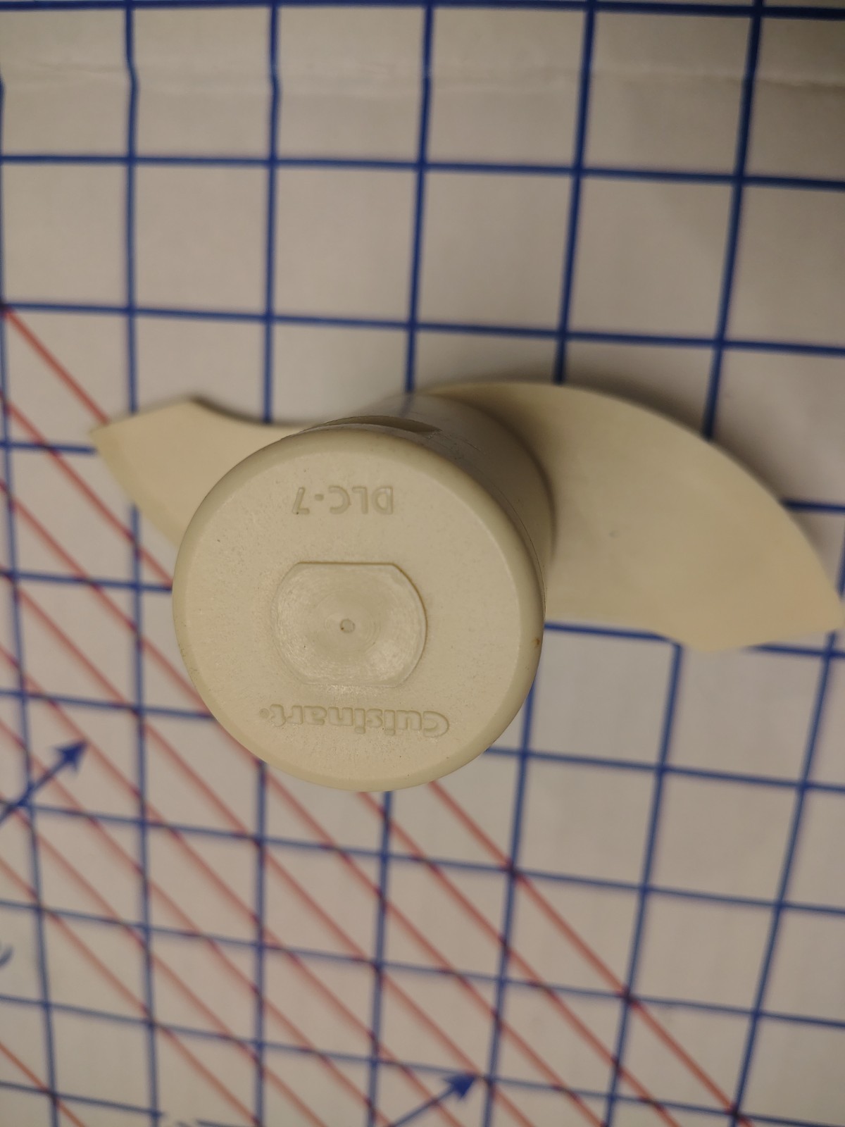 Cuisinart DLC-7 Dough Blade DLC-019ATX For 14 Cup Vtg Cuisinart