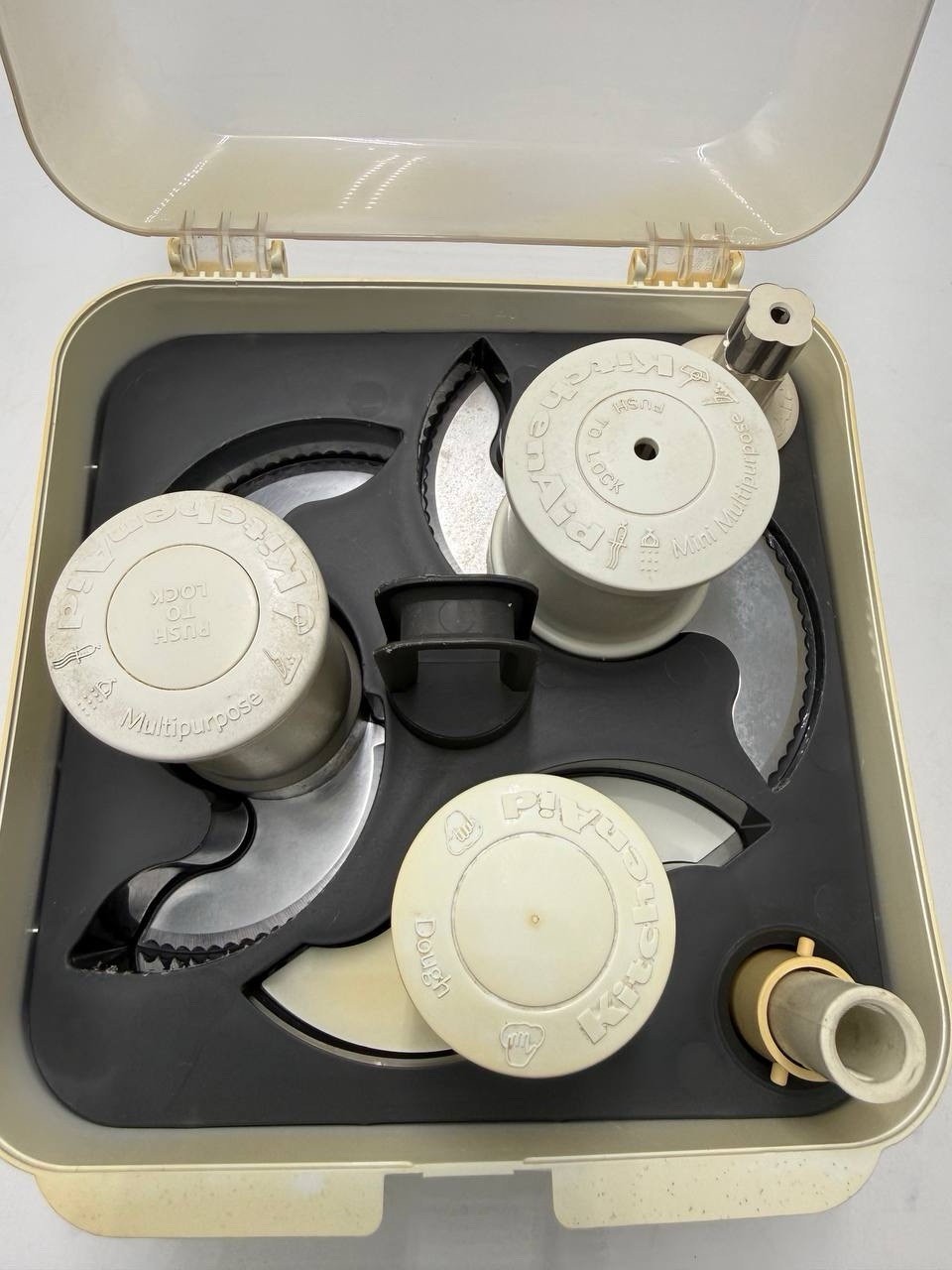 KitchenAid Food Processor Attachment Blade Disc Set w/ Case Multipurpose