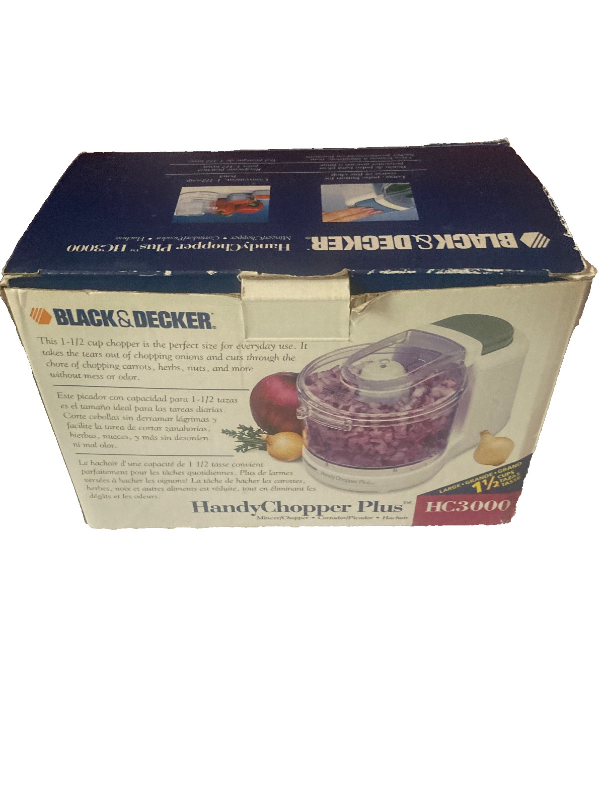 Black And Decker 2 Speed Super Chopper hc3000 -TESTED works great!