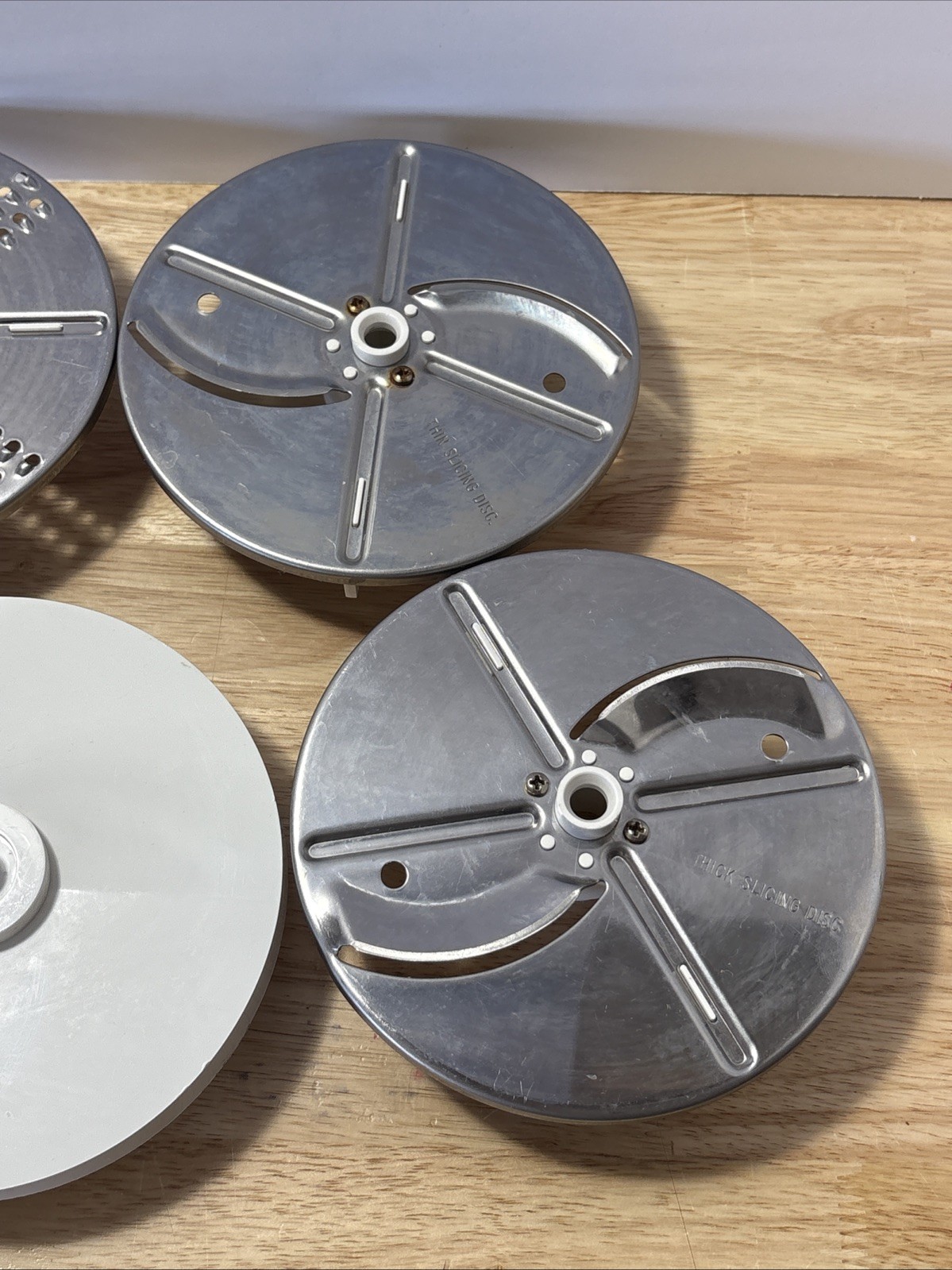 Oster Foodcrafter Food Processor Slicing Shredding French Fry Disc Blades x4