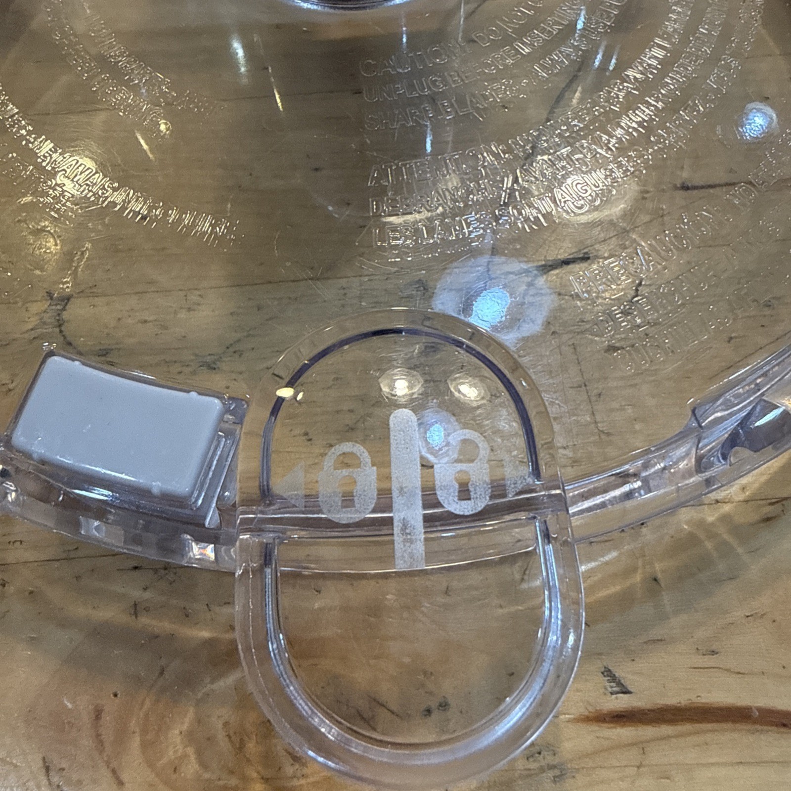 Hamilton Beach Food Processor Model 70580 TYPE FP20 Lid Cover