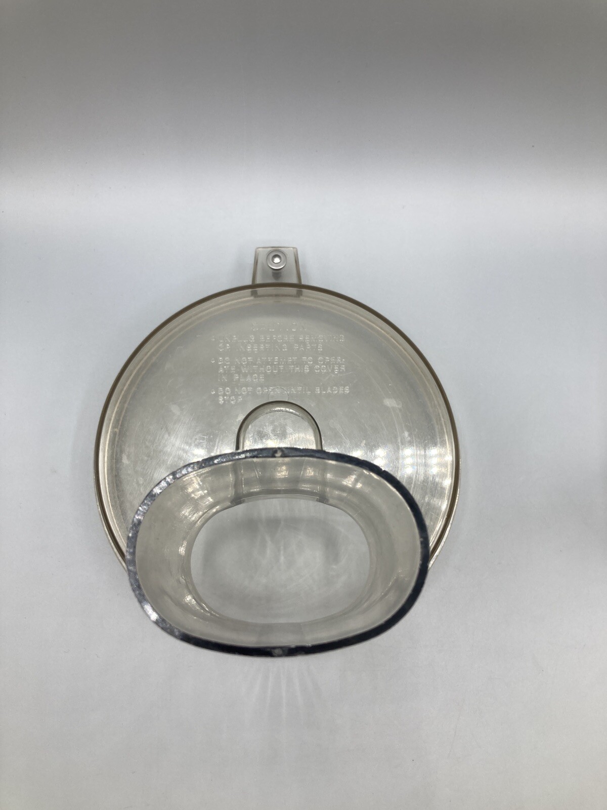 General Electric D5FP1 Food Processor Replacement Lid Top Cover Pusher