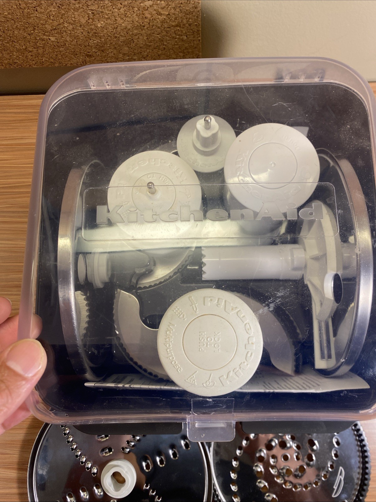 KitchenAid 9 Cup Food Processor Replacement Blade Set KFP0935 KFP0935Q Storage