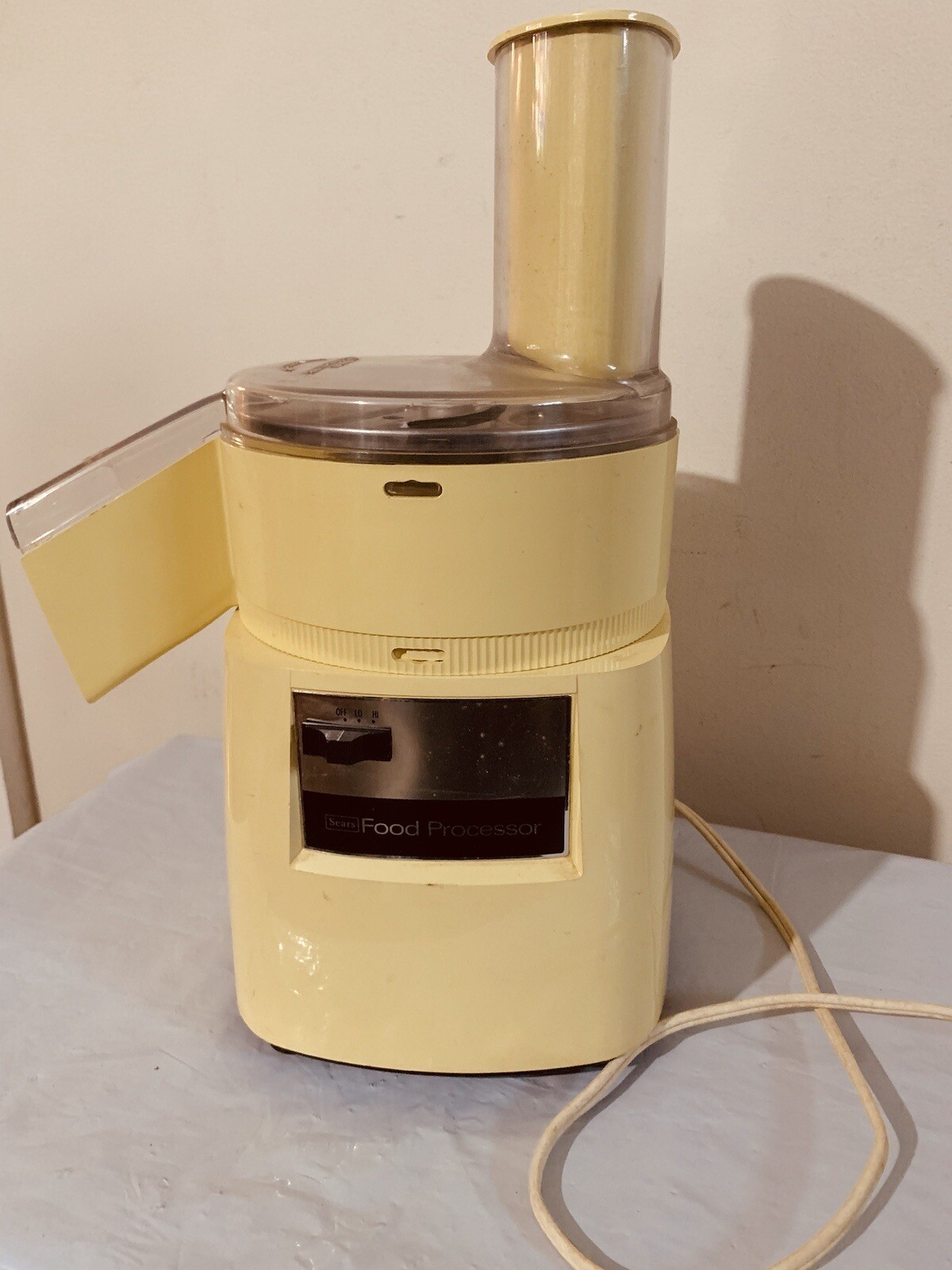 Sears Roebuck &Co Vintage Food Processor #341-57a 1 Speed 1 Blade