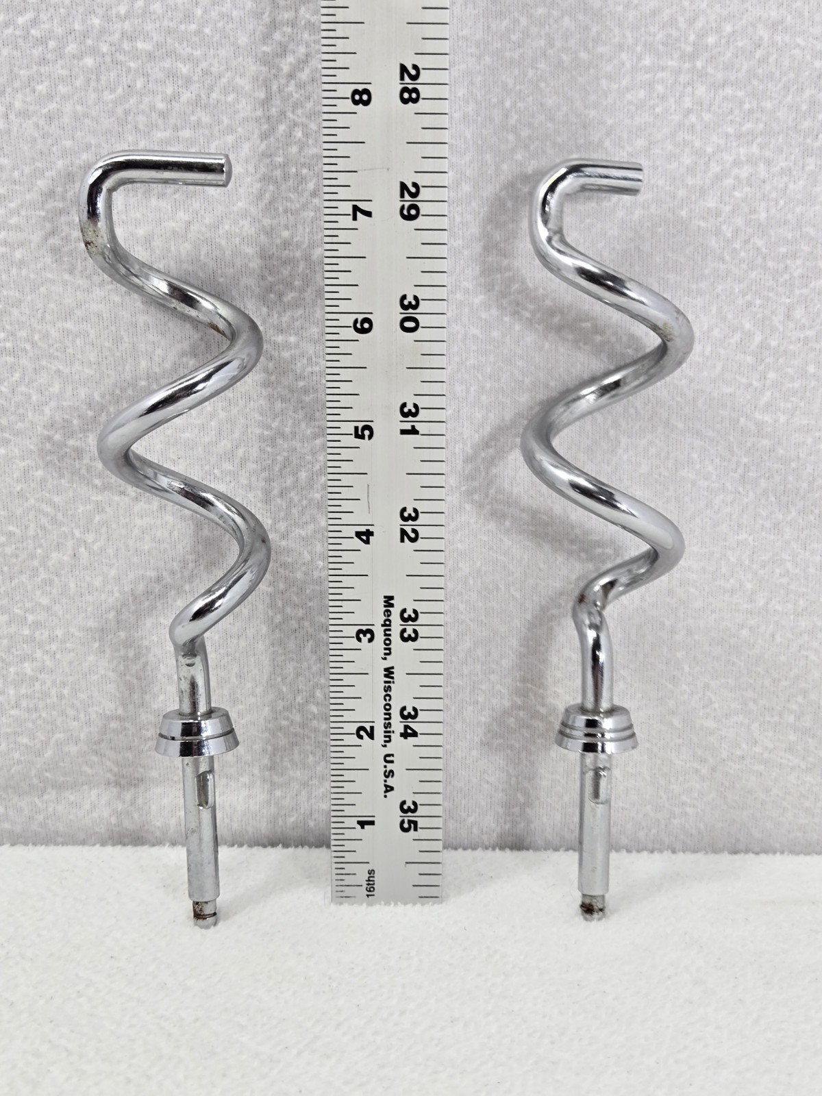 Oster Regency Kitchen Center #971-06A Replacement Pair Of Dough Hooks Excellent!