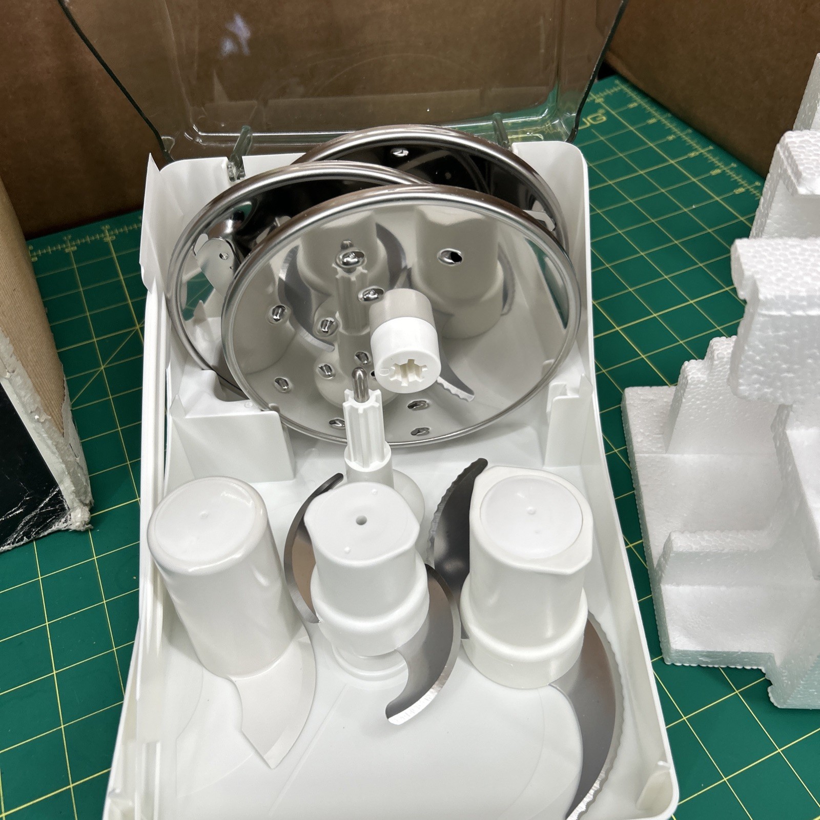 KitchenAid Ultra Power Food Processor 11 Cup KFP-600 WHITE Attachments ORG BOX