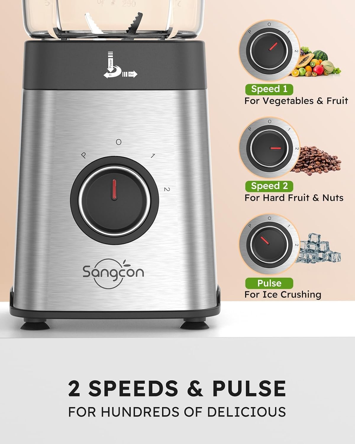 Blenders Food Processor Combo Kitchen 5 1 Blender Shakes Smoothies Meat 40 17oz