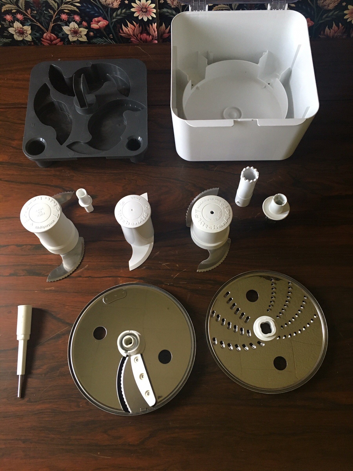 KitchenAid Food Processor Attachments Blades w/ Storage Box for KFP1333 KFP1344