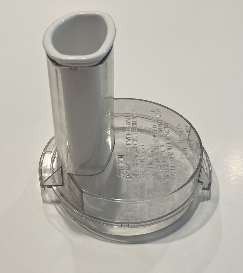 Cuisinart Little Pro Plus Food Processor Replacement LID (DLC-504TX) & PUSHER