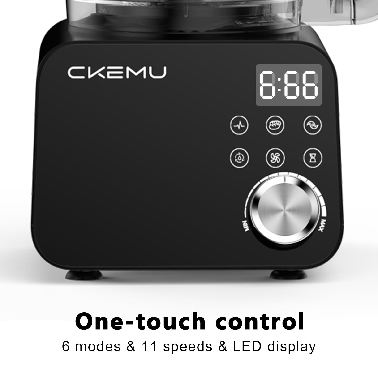 Ckemu Smart Food Processor And Vegetable Chopper 6 Automatic Functions Bpa
