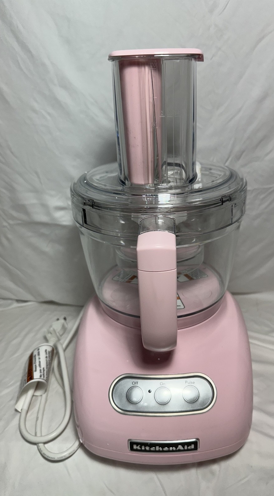 KitchenAid KFP750PK3 Food Processor with Blades – PINK RARE NEW