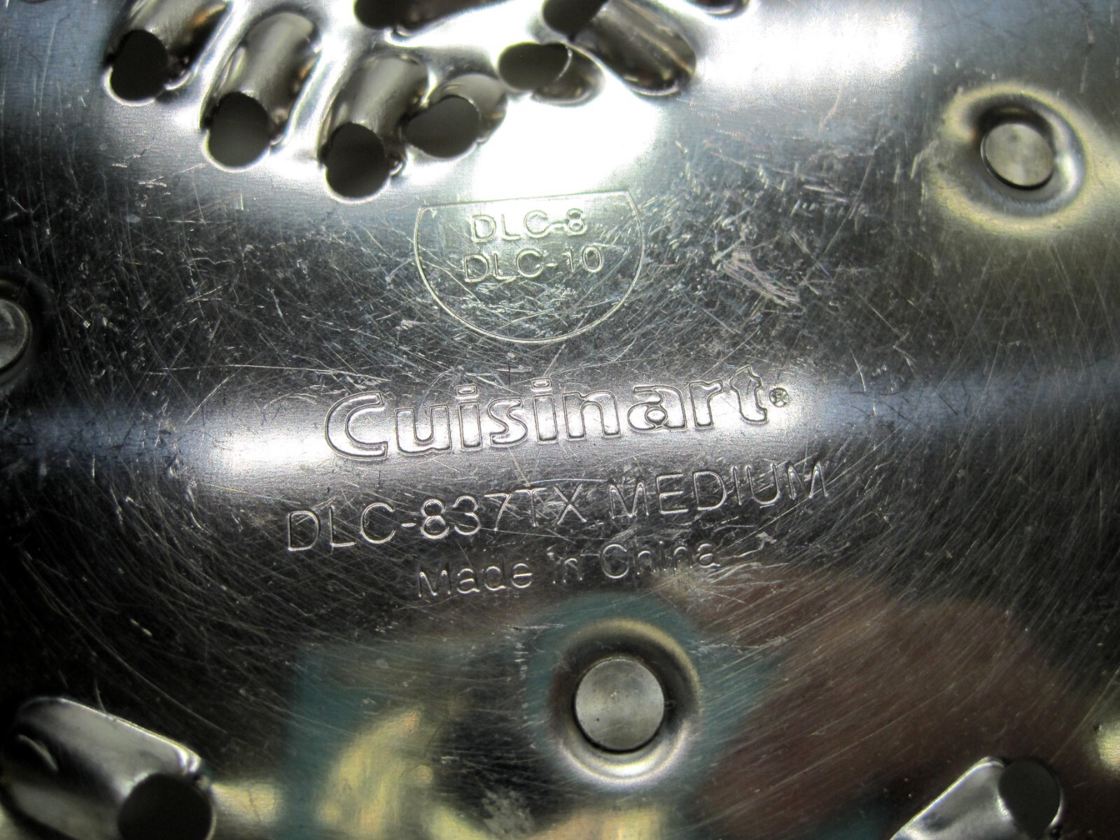 Set of 3 Cuisinart Pro Custom Shred Slice Discs DLC-837TX, 842TX, 844TX DLC-10 8
