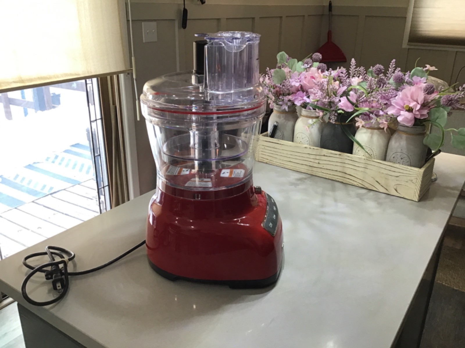 Kitchen Aid KFP133ero 13 Cup Processor Red New No Blades