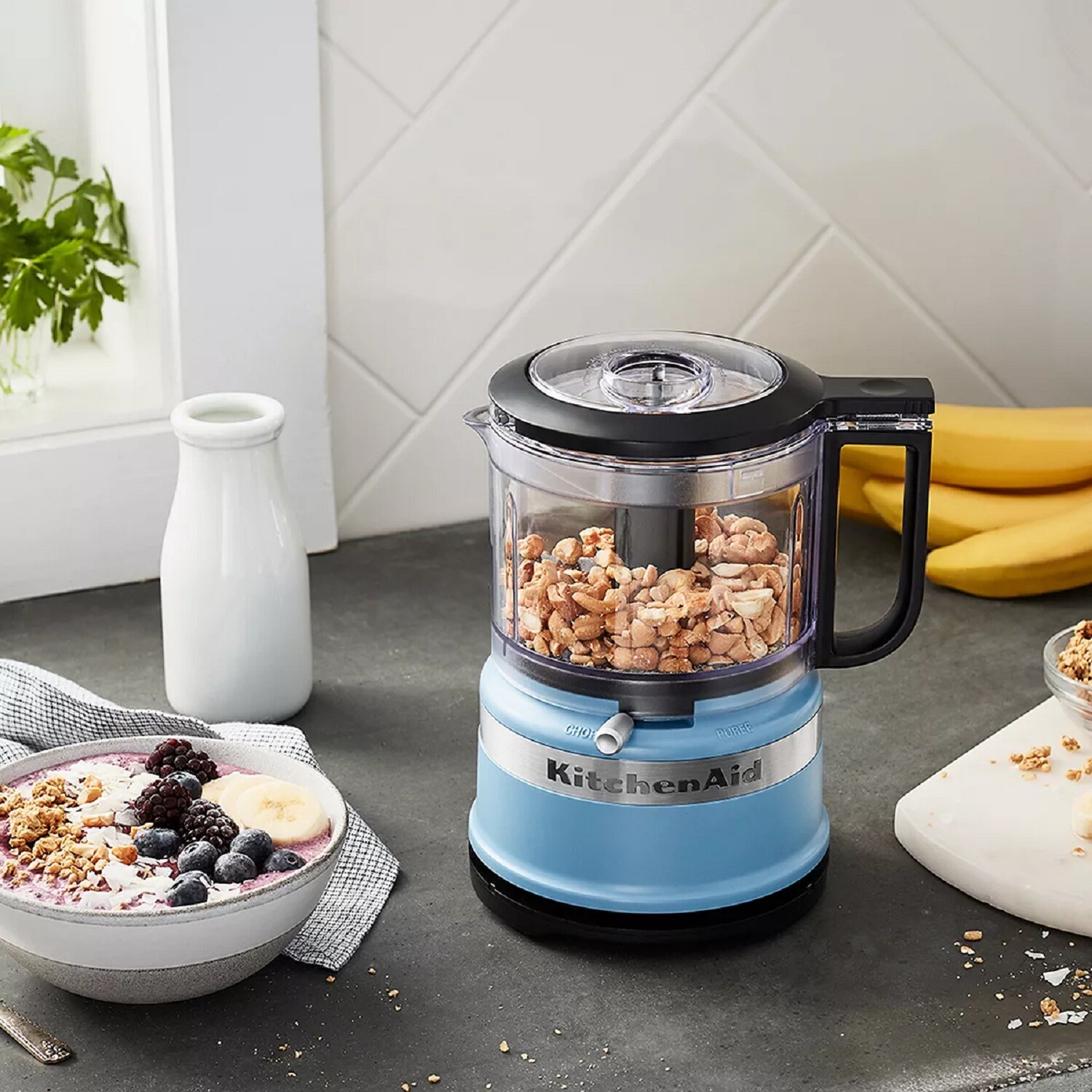 new BLUE VELVET KitchenAid 3.5-Cup Food Chopper (a.k.a. Processor) KFC3516VB