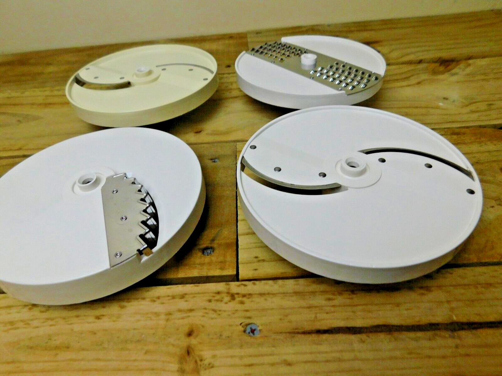 4 Oster Regency Kitchen Center Food Processor Slicing Shredding Cut Disc Blades