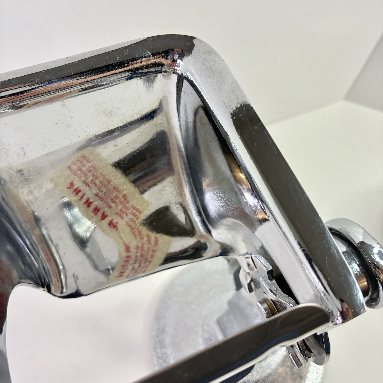 Vintage Manual Food Processor + 5 Blades Unbranded Made In USA Suction Cup *READ